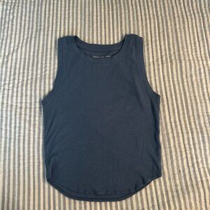 American Eagle Outfitters Gray Muscle Tee Tank Top
